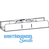 GU Schlie�platte, Eurofalz 24x8 mm, 13V, Zink silber