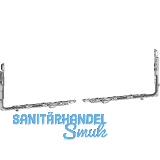 GU-966 PSK oZ Grundkarton Rast-Eckumlenkung unten, Stahl verzinkt silberf�rbig