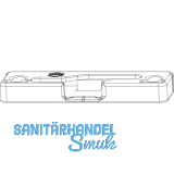 MACO PAS Spaltl�ftungsschlie�teil Falzluft 12 mm Eurofalz 24 mm 13V links