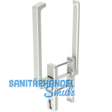 GU-966 PSK mZ Drehgriffgarnitur DIRIGENT innen/au�en flach, mit PZ, silber