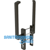 GU-966 PSK mZ Drehgriffgarnitur DIRIGENT innen/au�en flach, mit PZ, dunkelbraun