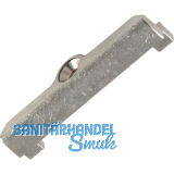 GU Rollzapfen-Schlie�platte Secury R4 f�r PVC, PROFINE 76/88MD, Stahl silber