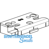 GU Schlie�platte SE-Sicherheit f�r PVC, REHAU Euro Design, Stahl silber