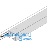 DORMA-Glas Muto 80 Seitenteilprofil auf Ma� Glas 8-13,5 mm Alu silber eloxiert