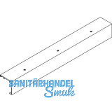 DORMA-Glas Muto 150 Laufschiene auf Ma� Deckenmontage Edelstahl-Effekt