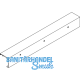 DORMA-Glas Muto 150 Laufschiene auf Ma� Wandmontage Edelstahl-Effekt