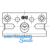 GU Schlie�platte SE-Sicherheit, Eurofalz 30x8 mm, 13V, Stahl silber