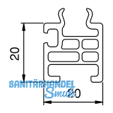 Altbau-Ausgleichsprofil EIFEL T, schwarz