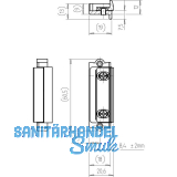 KFV Austauschst�cke Falzluft 11 mm, Eurofalz 20 mm