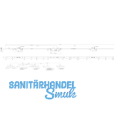 KFV MFV-Schloss AS 3600 DIN, DM 35,Stulp 2170 x 24 x 6,3 mm U-Stulp,verz. silber