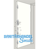 KFV MFV-Schloss AS2600 Genius CA XF Flachstulp 2170x20x2,5 mm,eckig, Edelstahl