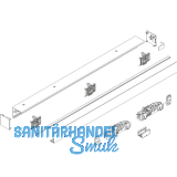 DORMA-GLAS Muto 80 Beschlagset Glas Deckenmontage L=2180 mm Edelstahl-Effekt