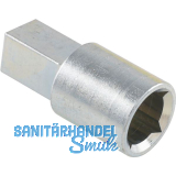 FSB Stiftverl�ngerung f�r Fenstergriffe mit 7 mm Vierkantstift, Stahl verzinkt