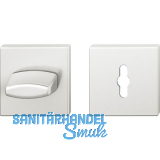 FSB WC Rosette 12 1704 00088 ASL, R/8 mm, ohne Schauscheibe, Aluminium silber