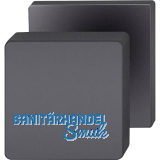 FSB T�rknopf 23 0811 03500, 50 x 50 mm, Aluminium schwarz matt