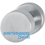 HOPPE T�rknopf Flachform - auf Rosette, � 52 fest, Wechselstift, Edelstahl matt