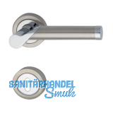 MARCHESI Dr�ckergarnitur ODIN - auf Rosette BB, verchromt/Edelstahl matt