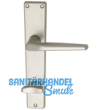 Dr�ckergarnitur WG 2000 - auf Schild WC 90, 38 - 43, Neusilber eloxiert