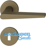 FSB Dr�ckergarnitur 12 1005 ASL auf Rosette BB, Aluminium mittelbronzefarbig