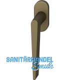 FSB Fenstergriff 34 1005 ovale Rosette, Aluminium mittelbronzefarbig