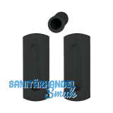 HOPPE Schiebet�rmuschel Set M463 - BL, Messing schwarz