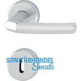 Dr�ckergarnitur BIRMINGHAM - auf Rosette BB, 37 - 42, silber eloxiert