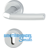 Dr�ckergarnitur BIRMINGHAM - auf Rosette PZ, 37 - 42, silber eloxiert