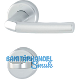 Dr�ckergarnitur BIRMINGHAM - auf Rosette WC, 37 - 42 - silber eloxiert