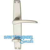 Dr�ckergarnitur WG 1000 FAVORIT - auf Schild WC 90, 38 - 43, Neusilber eloxiert