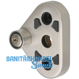 Fenstergriffsicherung FSB 34 3407 gleichsperrend, Edelstahl matt