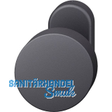 FSB T�rknopf 07 0829 - auf Rosette, � 50 mm, fest vernietet, schwarz matt