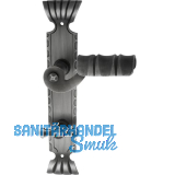 SCH�SSWENDER Dr�ckergarnitur TYROL - auf Schild WC 90, schwarz passiviert