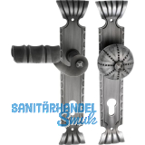 SCH�SSWENDER Wechselgarnitur TYROL - auf Schild PZ 88, Links, schwarz passiviert