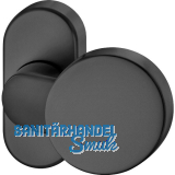 FSB FS-T�rknopf 07 0809 - auf Rosette, verkr�pft, fest vernietet, schwarz matt