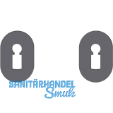 FSB Kleberosette 15 1721 BB, Aluminium schwarz matt