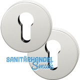 FSB Zylinderrosette rund 12 1735 00010 ASL, Aluminium silber eloxiert