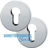 FSB Zylinderrosette rund 12 1735 00010 ASL, Edelstahl matt