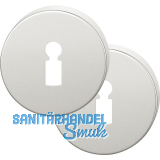 FSB Buntbartrosette rund 12 1735 00002 ASL, Aluminium silber eloxiert