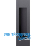 FSB Schiebet�rmuschel 42 4251 eckig offen, Aluminium schwarz matt