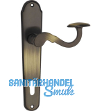 MARCHESI FH Dr�ckergarnitur POSTHORN - auf Schild PZ 88, Messing patiniert