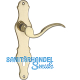 MARCHESI Dr�ckergarnitur L�FFELFORM - auf Schild BB 90, Messing poliert