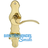 MARCHESI FH Dr�ckergarnitur L�FFELFORM - auf Schild WC 90, Messing poliert