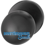 FSB T�rknopf 23 0802 03400 ASL/AGL fest auf Rosette, Aluminium schwarz matt