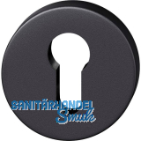 FSB FH-Zylinderrosette rund 17 1735 01110, Aluminium schwarz matt