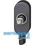FSB Fenstergriff Adapter-Rosette Selbstverriegelung, Aluminium schwarz matt