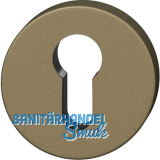FSB Zylinderrosette rund 17 1735 01510 AGL, Aluminium mittelbronzefarbig