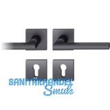 FSB Dr�ckergarnitur 12 1035 ASL auf Rosette eckig PZ, schwarz matt