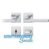 FSB Dr�ckergarnitur 12 1035 ASL auf Rosette eckig WC DIN, silber eloxiert