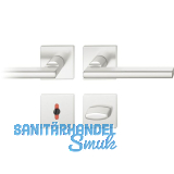 FSB Dr�ckergarnitur 12 1035 ASL auf Rosette eckig WC DIN, Edelstahl matt