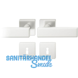 FSB Dr�ckergarnitur 12 1003 ASL auf Rosette eckig BB, silber eloxiert